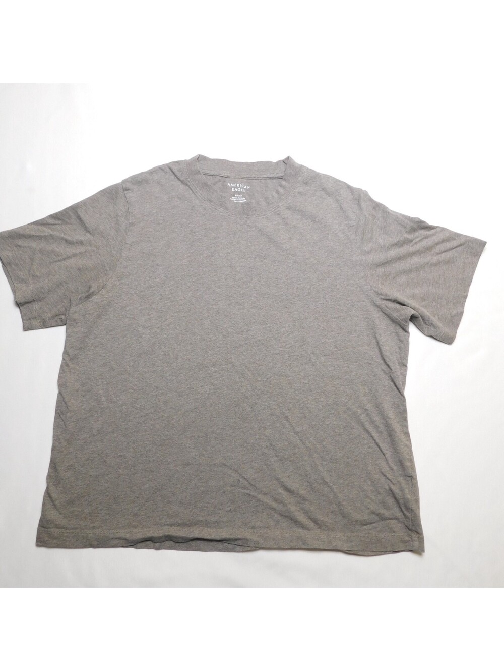 American Eagle Mens T-Shirt Size Small S Gray Short Sleeve Crew Neck Solid Casua